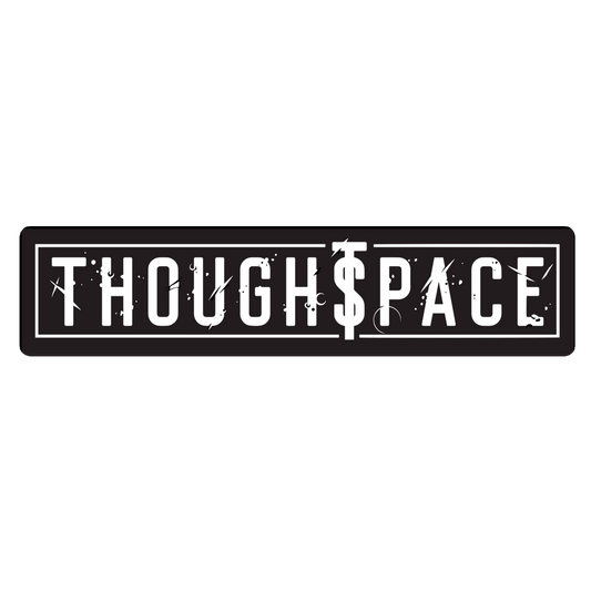 Thought Space 4" Bar logo sticker